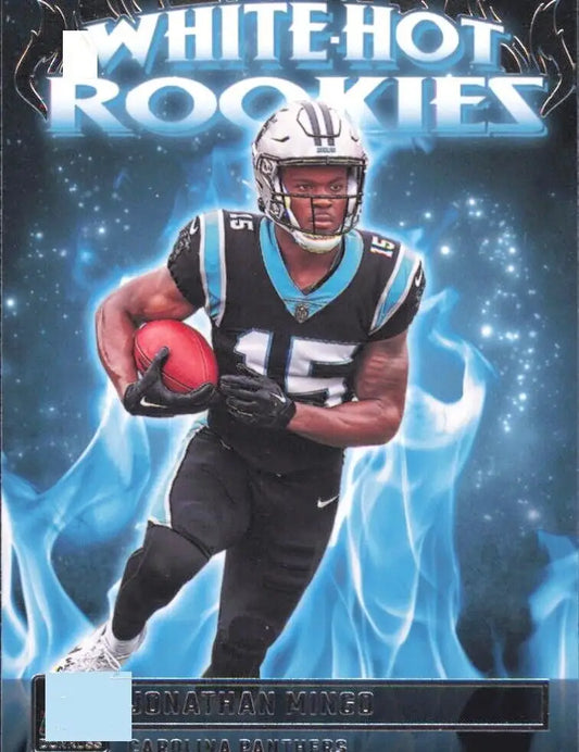 Jonathan Mingo football card from Panini Donruss White Hot Rookies series