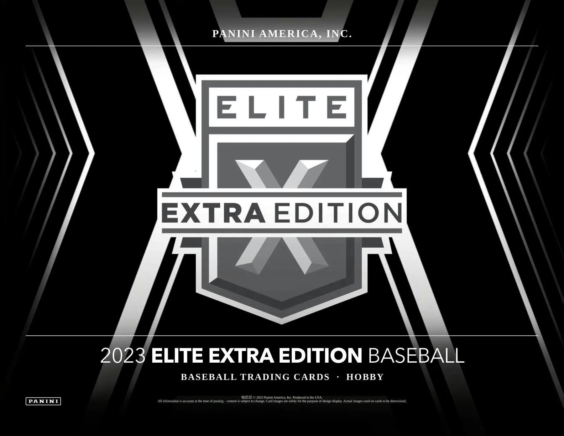2023 Panini Elite Extra Edition Baseball Hobby Box with memorabilia cards interior
