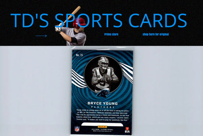 Bryce Young football card from 2023 Panini Illusions #15 Bryce Young Retail collection