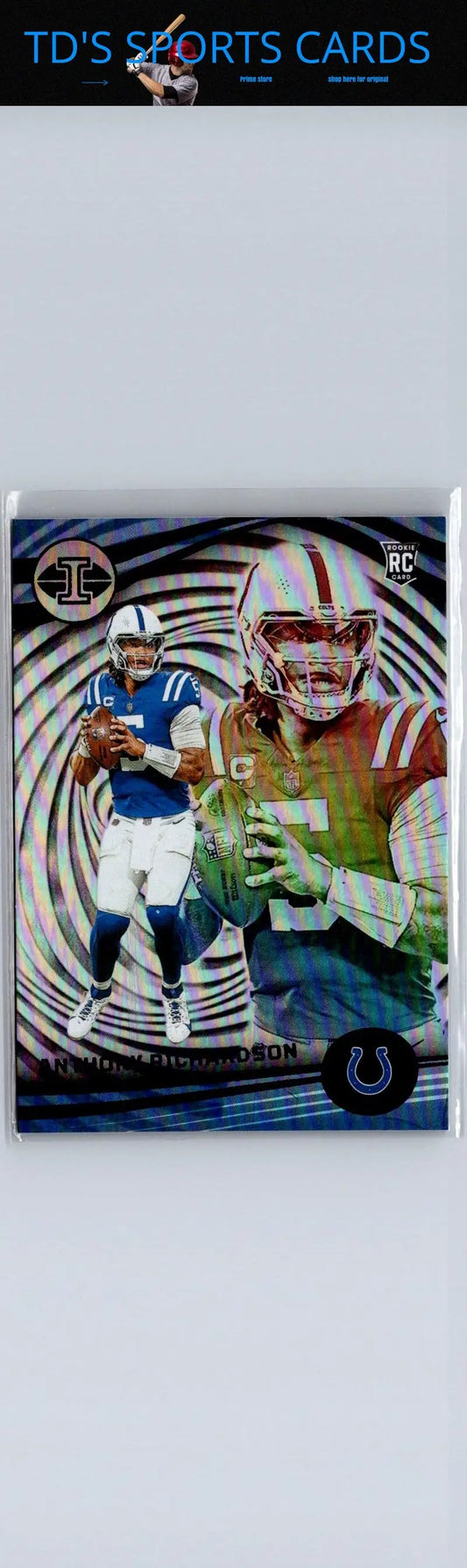 2023 Panini Illusions #46 Anthony Richardson football trading card collectible image