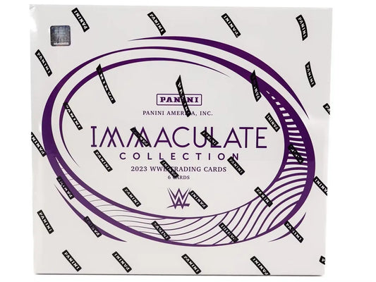 2023 Panini Immaculate WWE Wrestling Hobby Box featuring Immaculate WWE Trading Cards