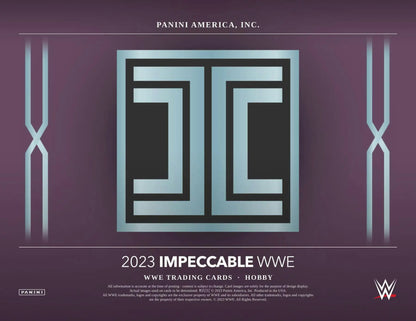 2023 Panini Impeccable WWE Wrestling Hobby Box with Jumbo Memorabilia Items