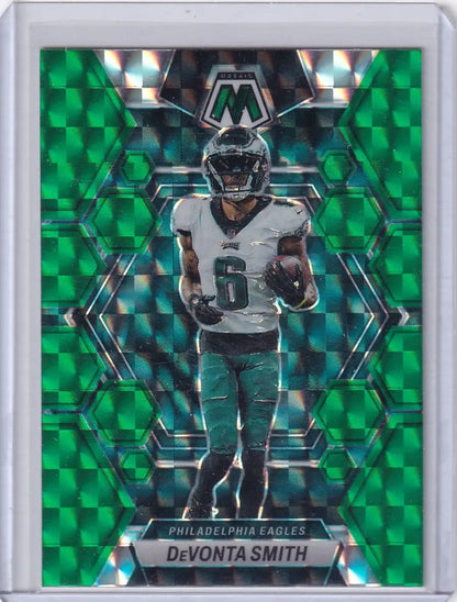 2023 Panini Mosaic Green Mosaic Prizm #194 Devonta Smith - Philadelphia Eagles