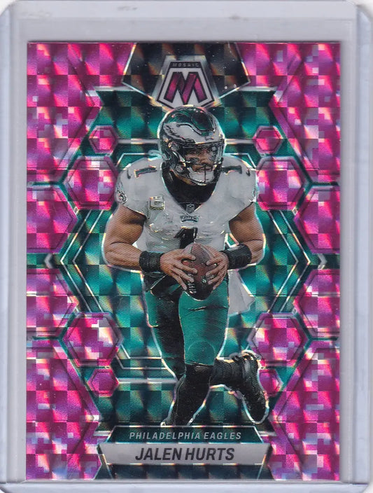 2023 Panini Mosaic Pink Camo #192 Jalen Hurts - Philadelphia Eagles - Trading Card
