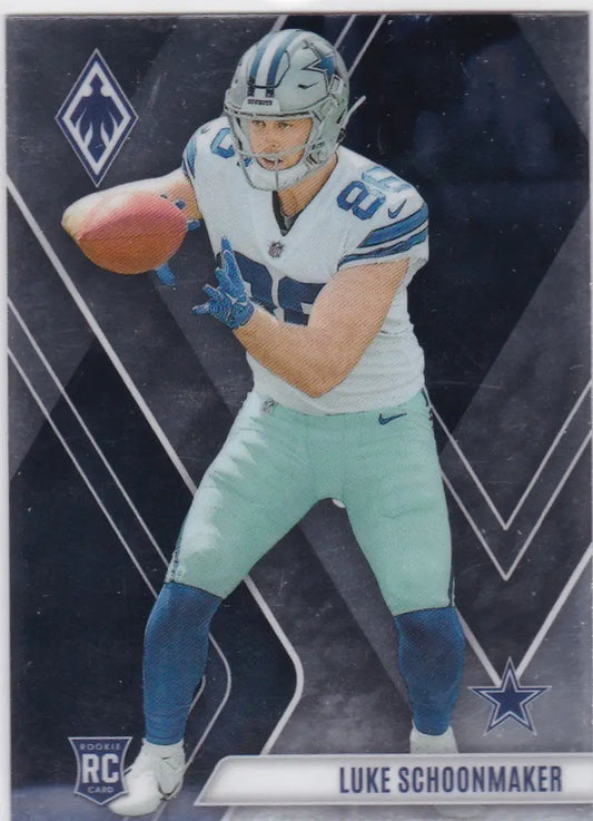 Luke Schoonmaker RC Dallas Cowboys 2023 Panini Phoenix #117 football card display