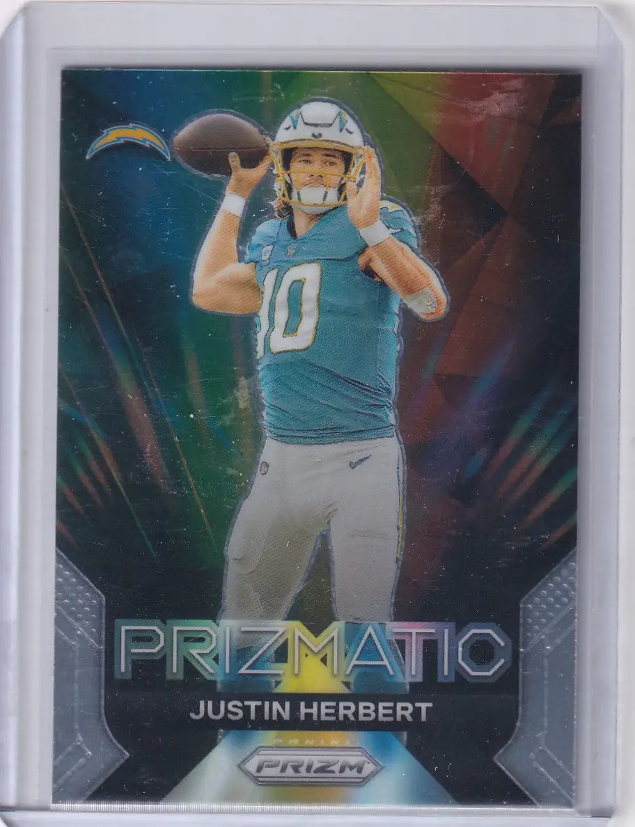 2023 Panini Prizm #11 Justin Herbert - Los Angeles Chargers - Trading Card