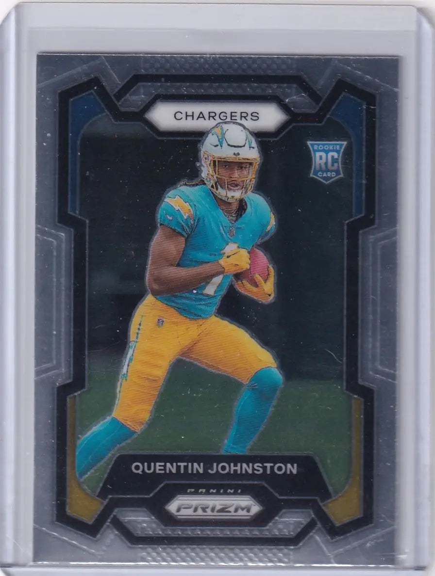 2023 Panini Prizm #353 Quentin Johnston - Los Angeles Chargers - Trading Card