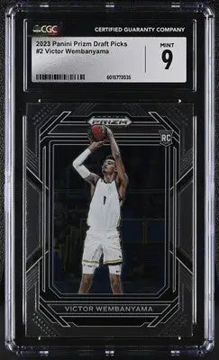 Graded Victor Wembanyama Basketball Card from 2023 Panini Prizm Draft Picks