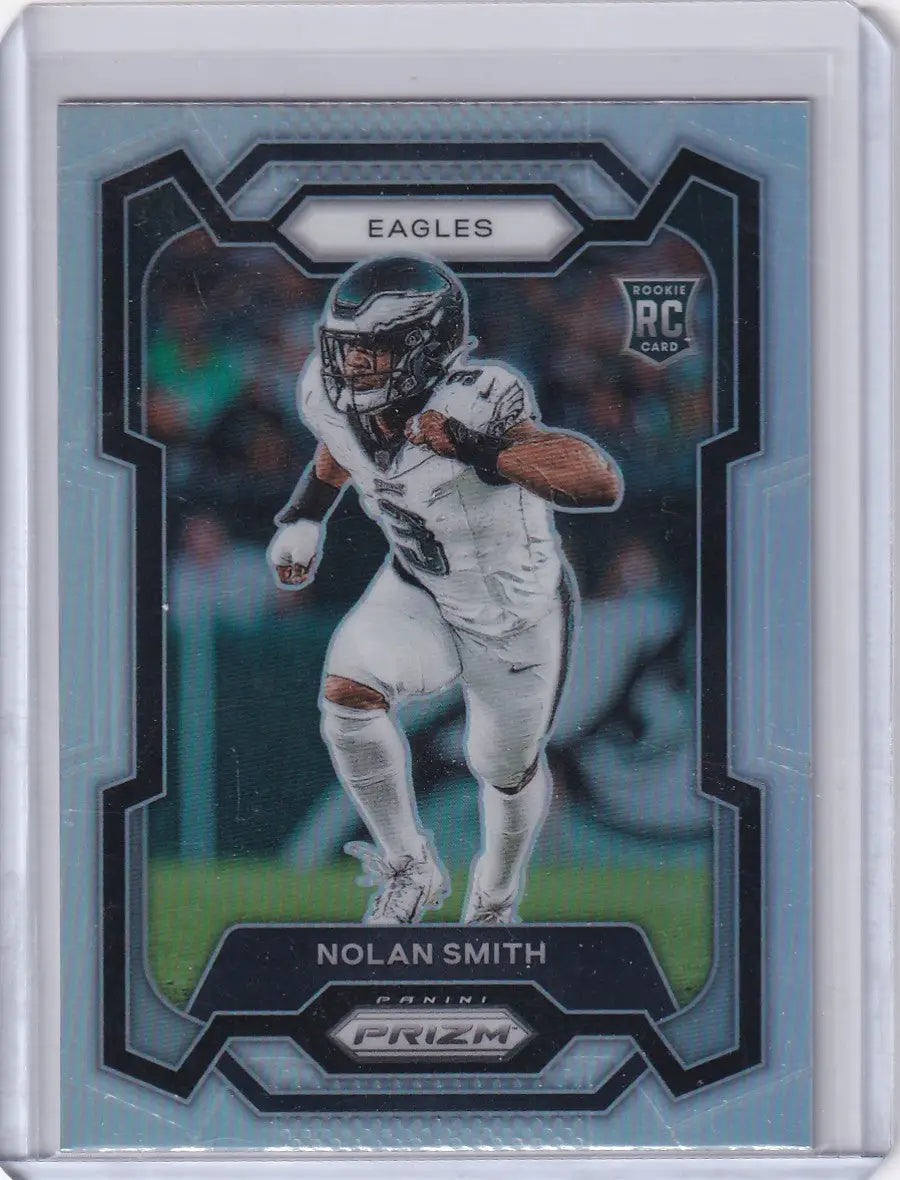 2023 Panini Prizm Silver #382 Nolan Smith - Philadelphia Eagles - Trading Card