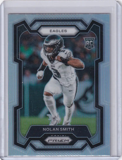 2023 Panini Prizm Silver #382 Nolan Smith - Philadelphia Eagles - Trading Card