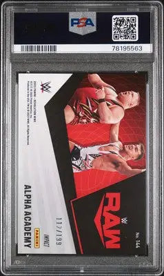 Graded Panini Revolution WWE Alpha Academy wrestling card PSA 9