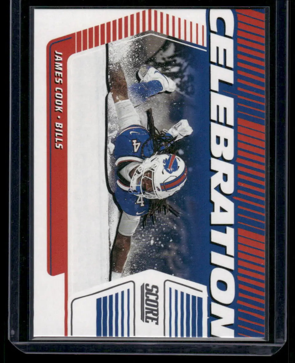 2023 Panini Score Celebration James Cook #C-10 Football - Football Card