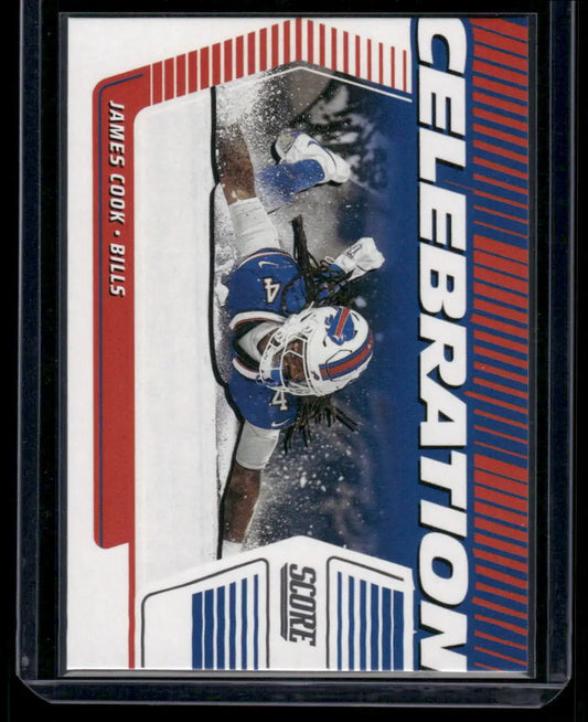 2023 Panini Score Celebration James Cook #C-10 Football - Football Card