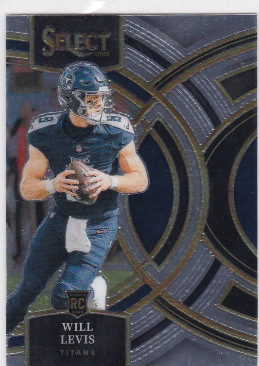 Will Levis RC Tennessee Titans card from Panini Select 2023 product