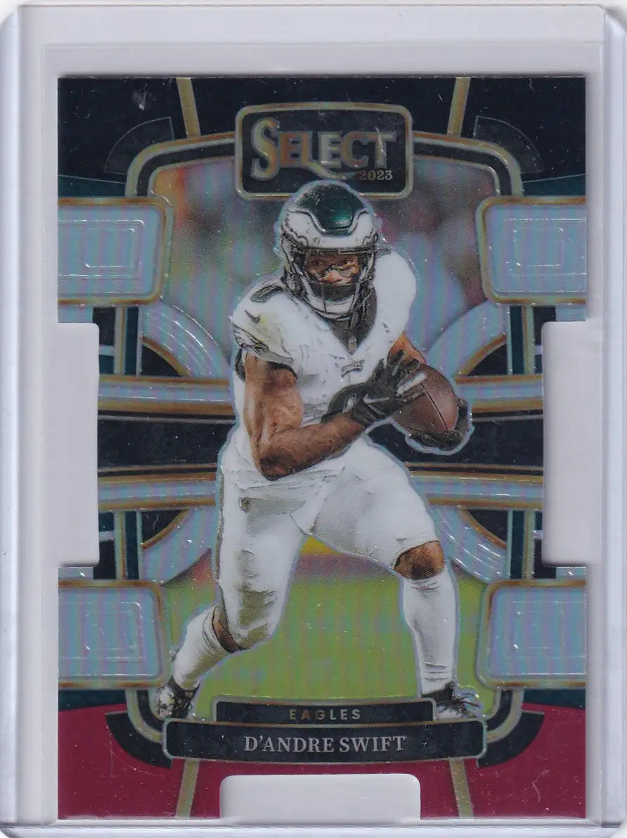 2023 Panini Select Concourse Red & Black Die-Cut #81 D’andre Swift - Eagles - Trading Card