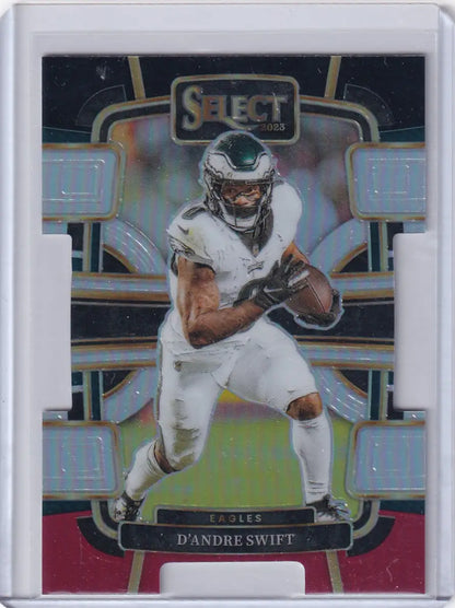 2023 Panini Select Concourse Red & Black Die-Cut #81 D’andre Swift - Eagles - Trading Card
