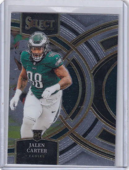 2023 Panini Select Premier Level #171 Jalen Carter - Philadelphia Eagles - Trading Card