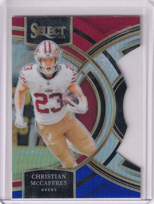 2023 Panini Select Prizm Diecut #145 Christian McCaffrey - San Francisco 49ers - Trading Cards