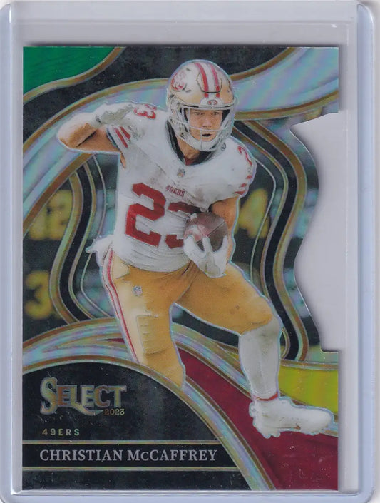 2023 Panini Select Prizm Diecut #285 Christian McCaffrey - San Francisco 49ers - Trading Cards