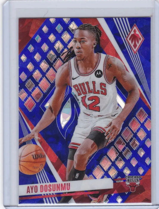 2023 PHOENIX #162 AYO DOSUNMU CRACKED ICE- CHICAGO BULLS - Trading Card