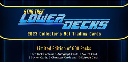 2023 Rittenhouse Star Trek Lower Decks Collector’s Set features exclusive sketch cards