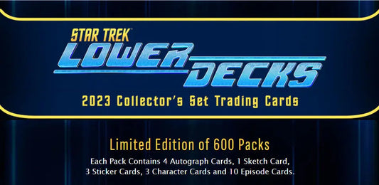 2023 Rittenhouse Star Trek Lower Decks Collector’s Set features exclusive sketch cards