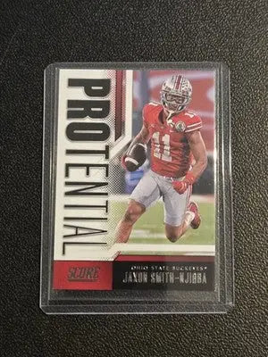 Football trading card of Jaxon Smith-Njigba Ohio State Buckeyes 2023 Score #10