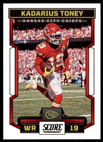 2023 Score #124 Kadarius Toney NM Near Mint Chiefs ID:64967 - Trading Cards