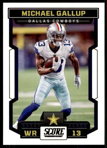 2023 Score #229 Michael Gallup NM Near Mint Cowboys ID:64974 - Trading Cards