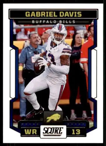 Gabriel Davis football card 2023 Score #263 Near Mint original gloss Simply Sandoval