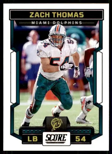 2023 Score #279 Zach Thomas NM Near Mint Dolphins ID:64979 - Trading Cards