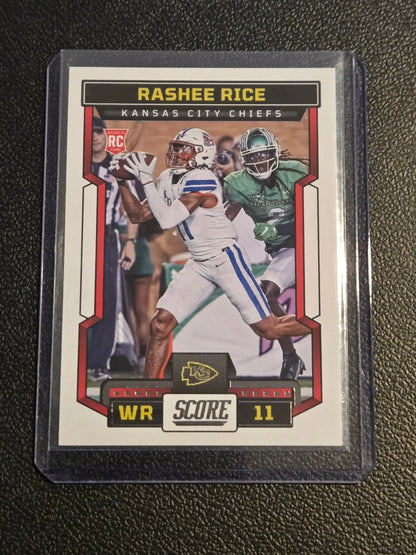 Rashee Rice Kansas City Chiefs 2023 Score Rookie Football Card product image