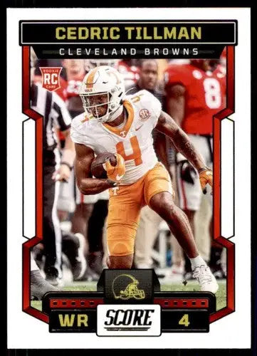 2023 Score #355 Cedric Tillman NM Near Mint RC Rookie Browns ID:64988 - Trading Cards