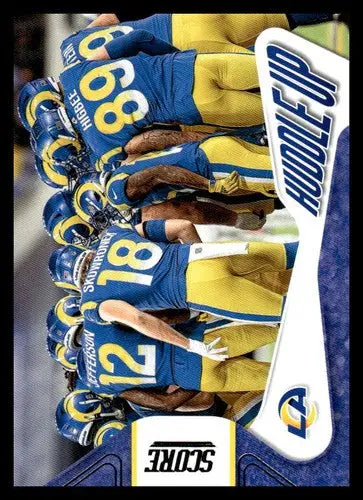 2023 Score Huddle Up #15 Los Angeles Rams NM Near Mint LA Rams ID:64947 - Trading Cards