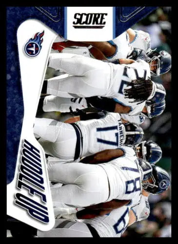 Tennessee Titans football card from 2023 Score Huddle in original gloss condition