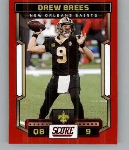 2023 Score Red #58 Drew Brees NM Near Mint Saints ID:64955 - Trading Cards