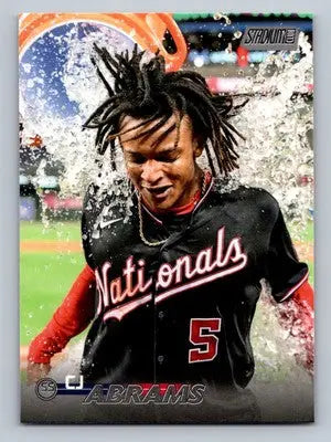 CJ Abrams baseball card from 2023 Stadium Club #184, a top Collectible Product