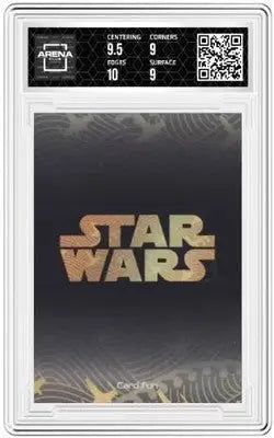 Graded Star Wars trading card with metallic logo from 2023 Art Chinese Ink Kylo Ren series