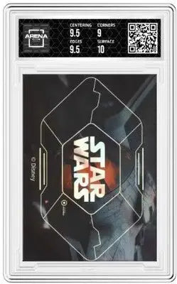 Star Wars graded collectible card featuring Star Wars logo with Phasma Finn Arena Club