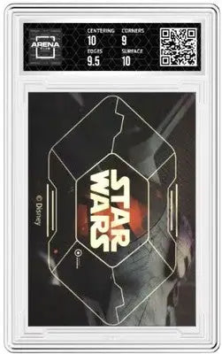 Graded Star Wars trading card of PR Finn and Rey from Arena Club 2023 Series