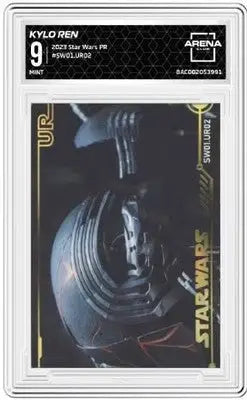Graded Kylo Ren Star Wars trading card from 2023 Star Wars PR Kylo Arena Club