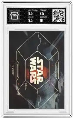 Graded Star Wars PR Kylo Ren trading card in protective slab for 2023 Arena Club