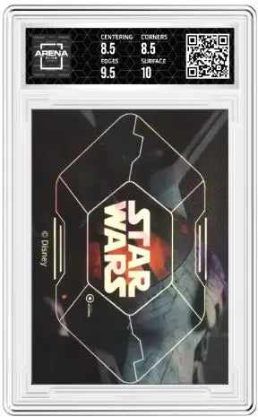 Graded Star Wars trading card featuring Poe Chewbacca from Arena Club 2023