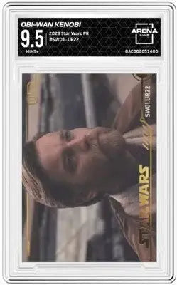 Star Wars Arena Club Obi-Wan Kenobi graded trading card 9.5 2023 PR SW01-UR22