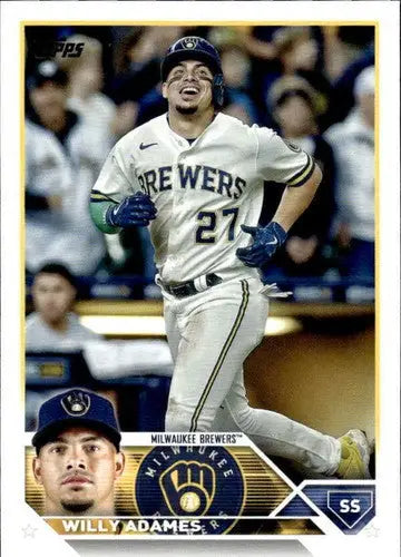 2023 Topps #106 Willy Adames NM-MT Brewers ID:49562 - Trading Cards