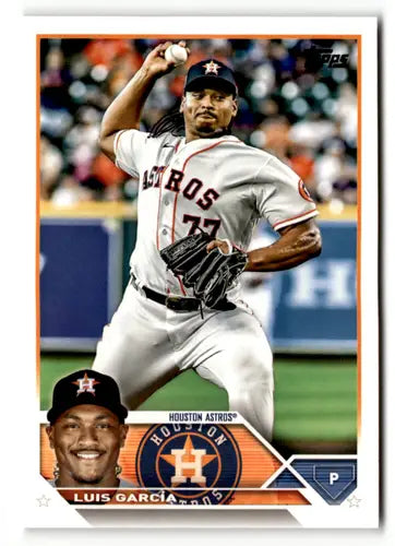 2023 Topps #121 Luis Garcia NM Near Mint Astros ID:49573 - Trading Cards