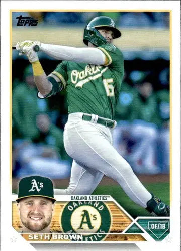 2023 Topps #148 Seth Brown NM-MT Athletics ID:49548 - Trading Cards