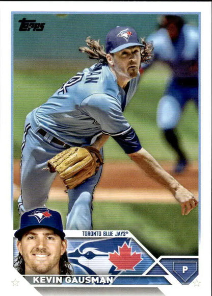 2023 Topps Kevin Gausman Blue Jays baseball card displayed in product listing