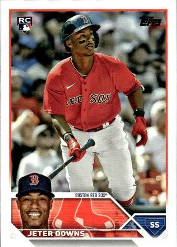 2023 Topps #165 Jeter Downs NM-MT RC Rookie Red Sox ID:49584 - Trading Cards