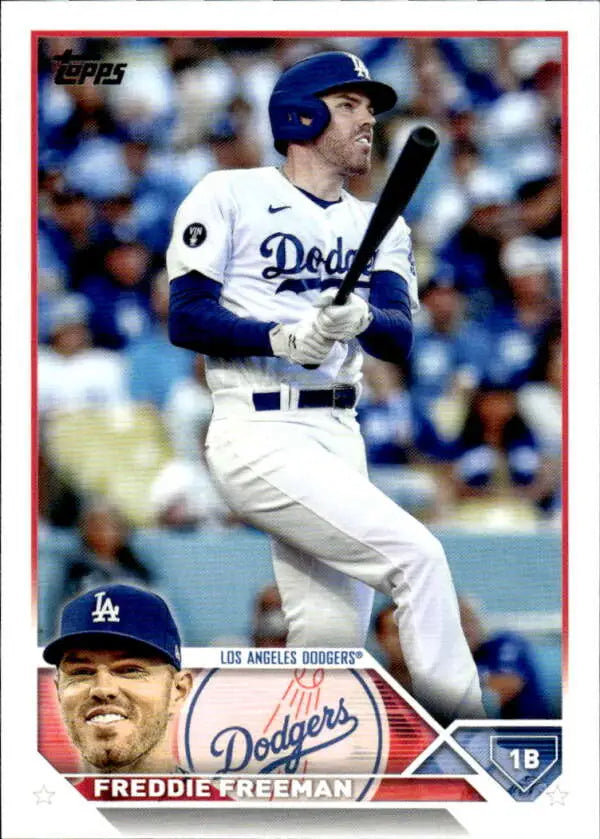 Freddie Freeman baseball card featuring Los Angeles Dodgers 2023 Topps #200 NM-MT